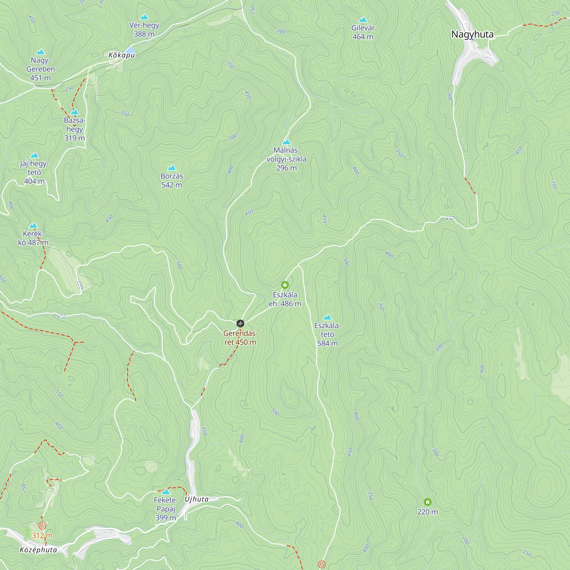 Eszkála eh. map