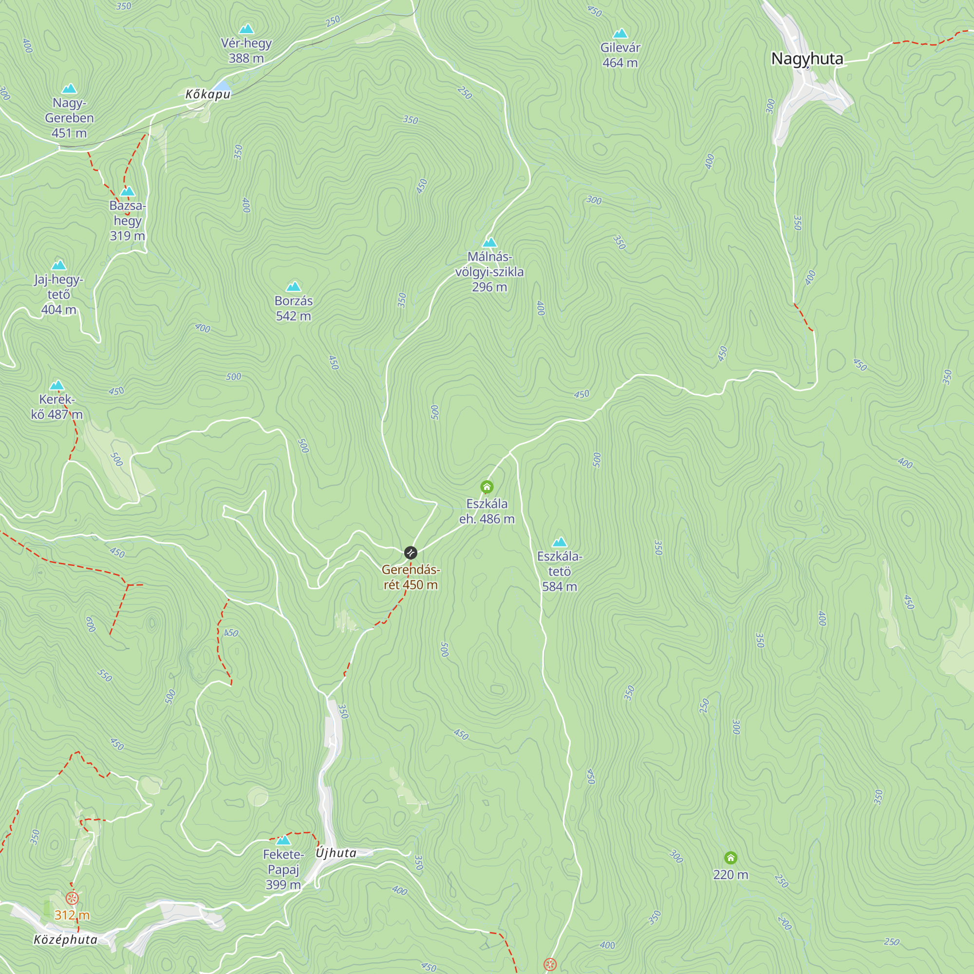 Eszkála eh. map
