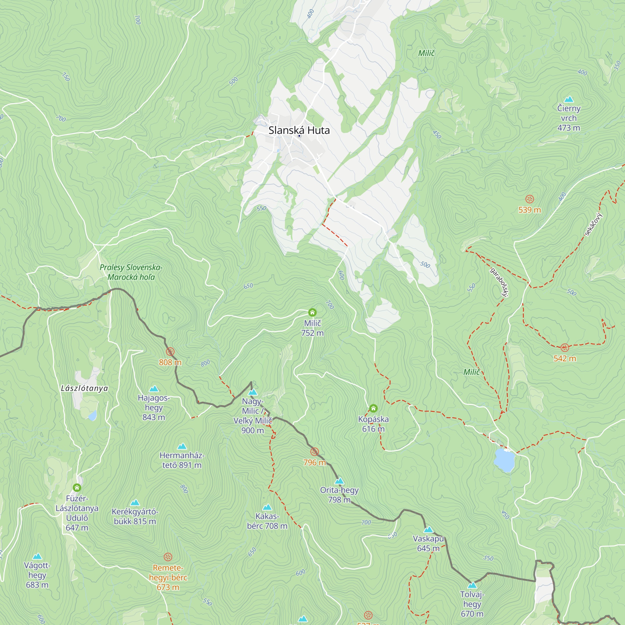 Milič map
