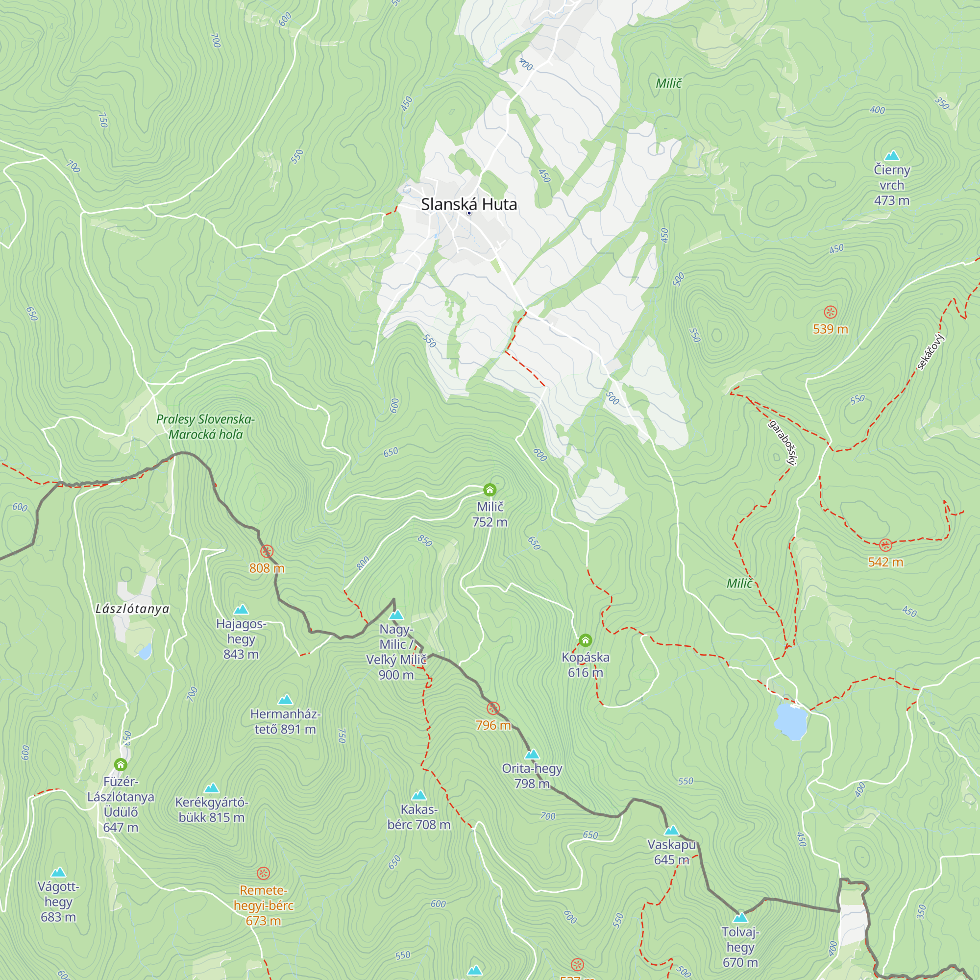 Milič map