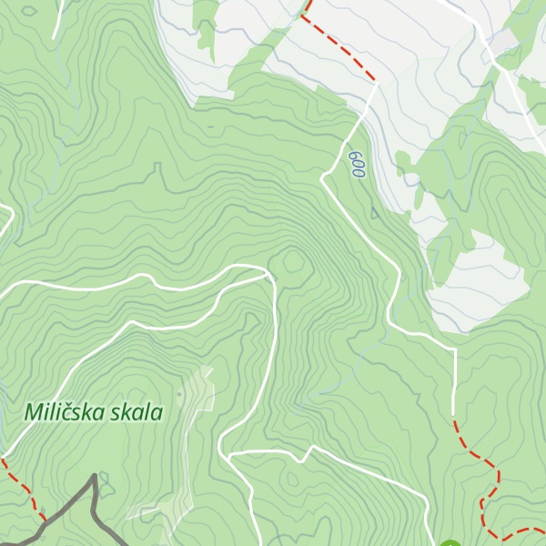 Map of Milič