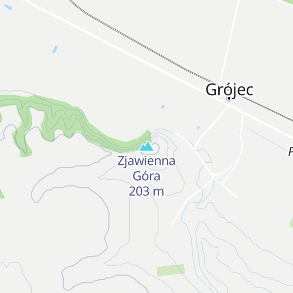 Map of Zjawienna Góra