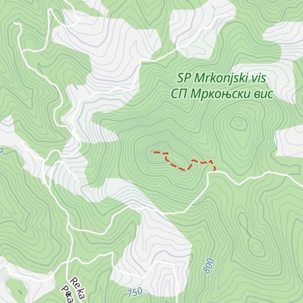 Map of Mrkonjski vis