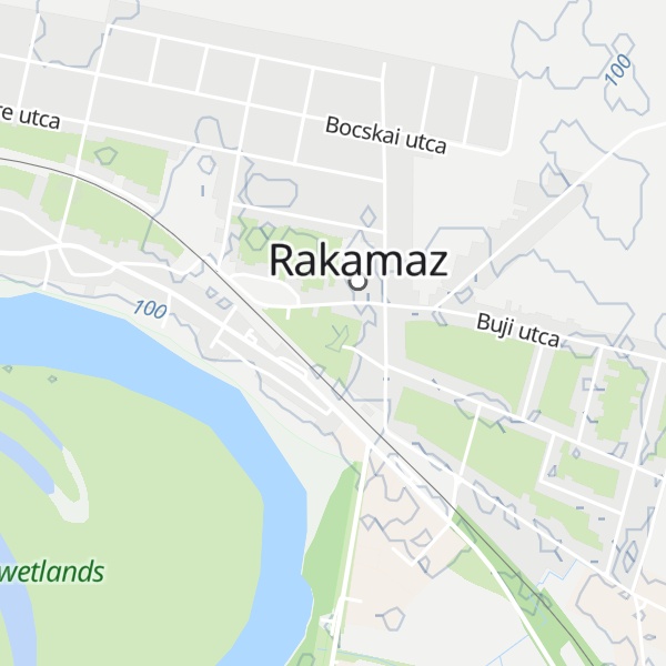 Map of Kálvária-domb