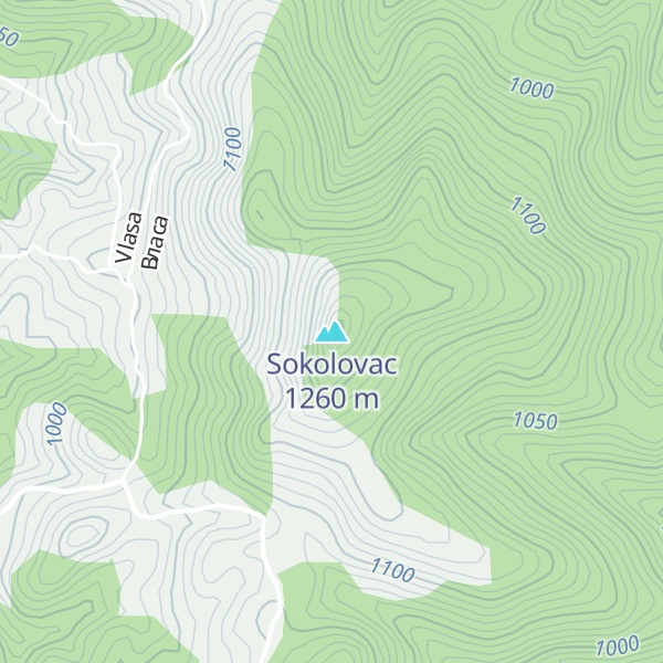 Map of Sokolovac