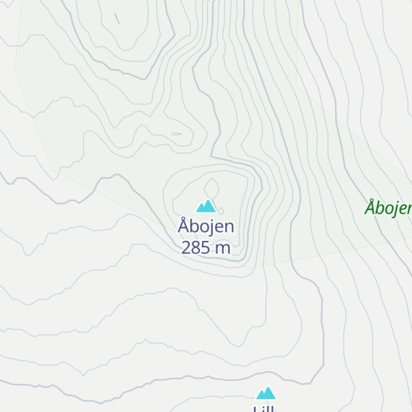 Map of Åbojen