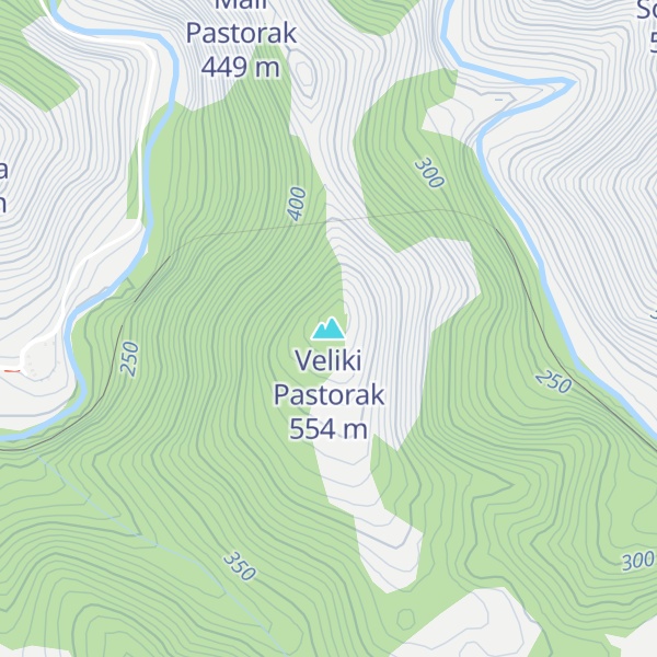 Map of Veliki Pastorak