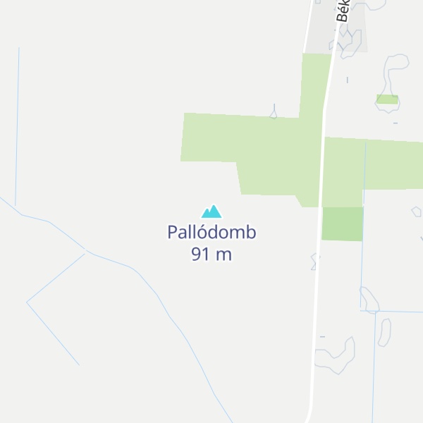 Map of Pallódomb