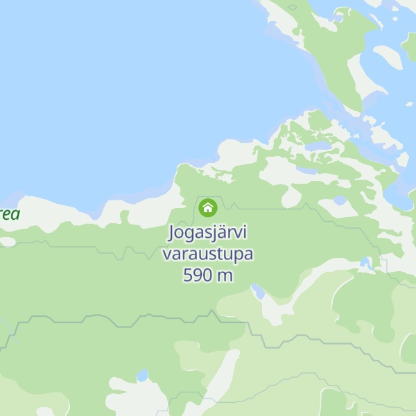 Map of Jogasjärvi varaustupa