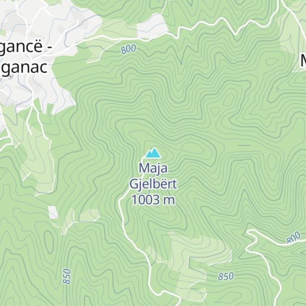 Map of Maja Gjelbërt