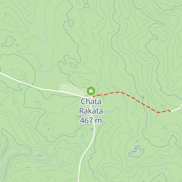 Map of Chata Rakaťa