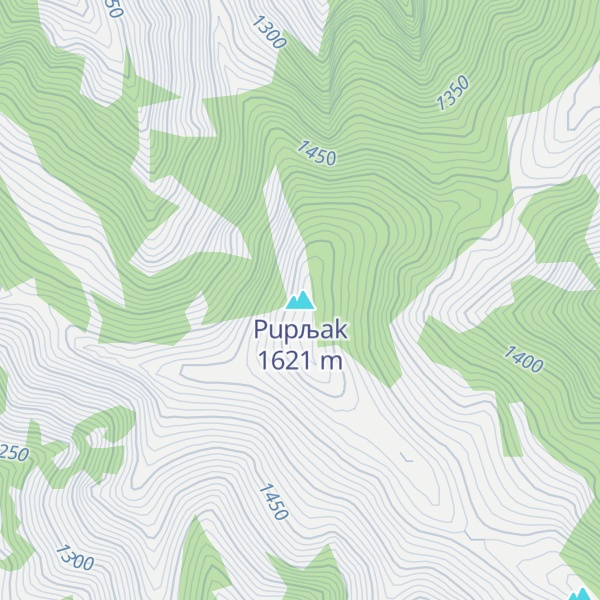 Map of Pupљak