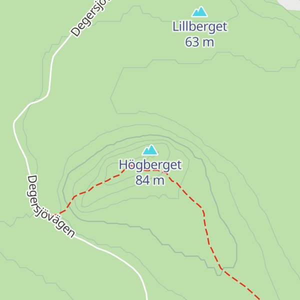 Map of Högberget