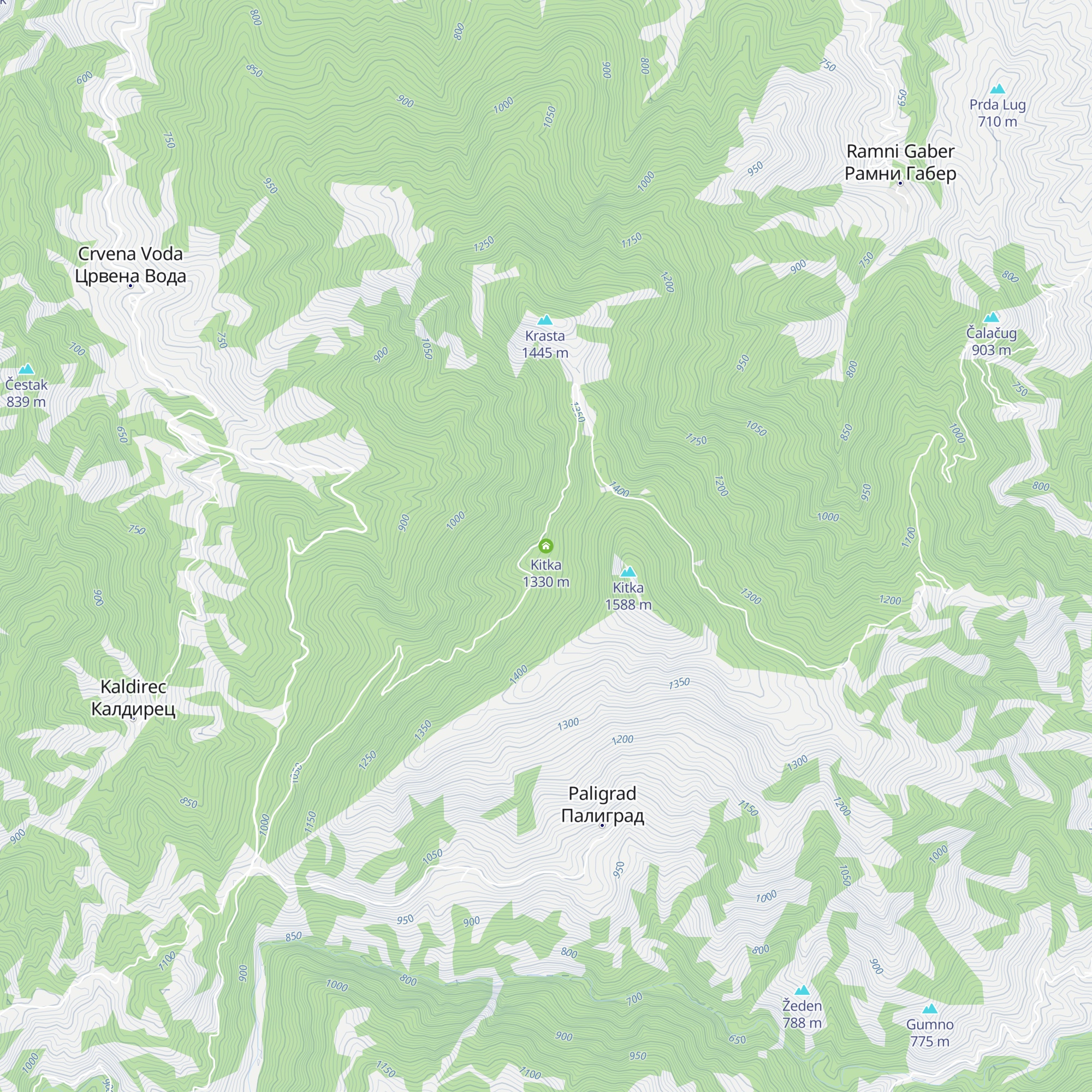 Kitka map