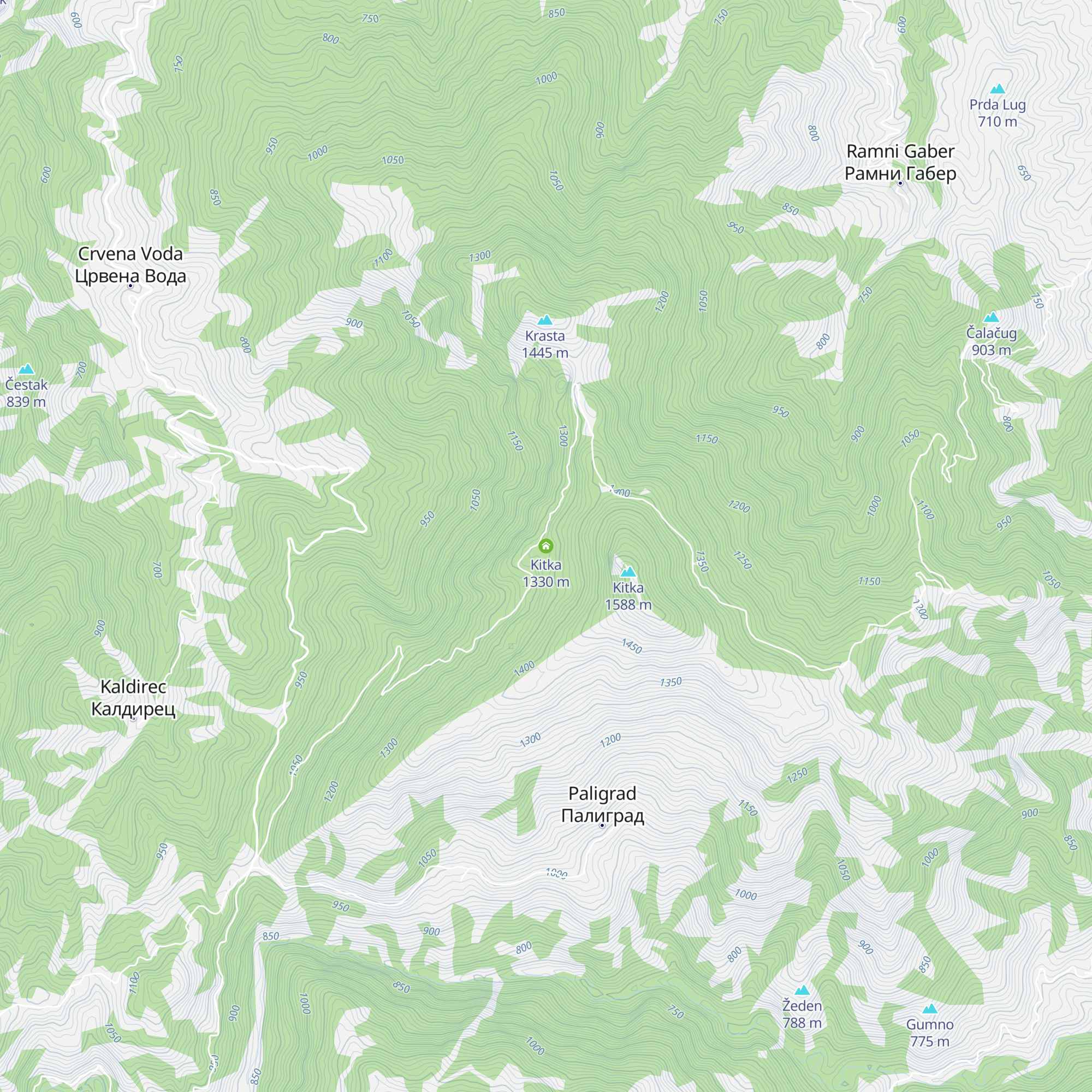 Kitka map