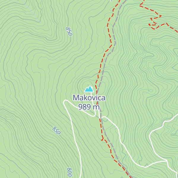 Map of Makovica