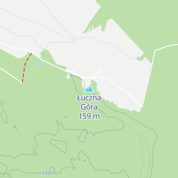 Map of Łuczna Góra