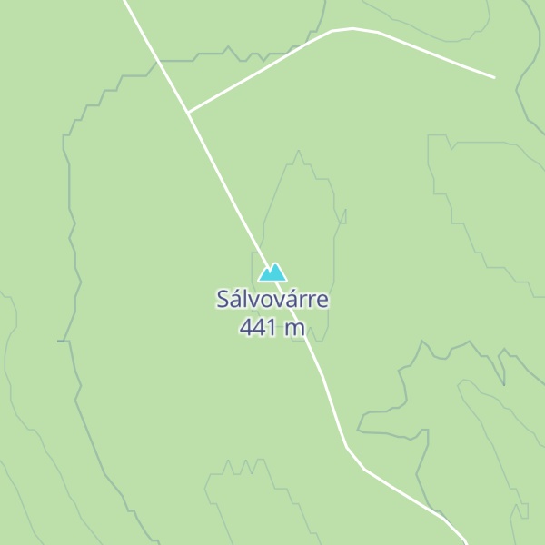 Map of Sálvovárre