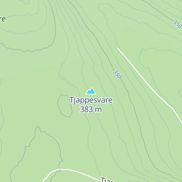 Map of Tjappesvare