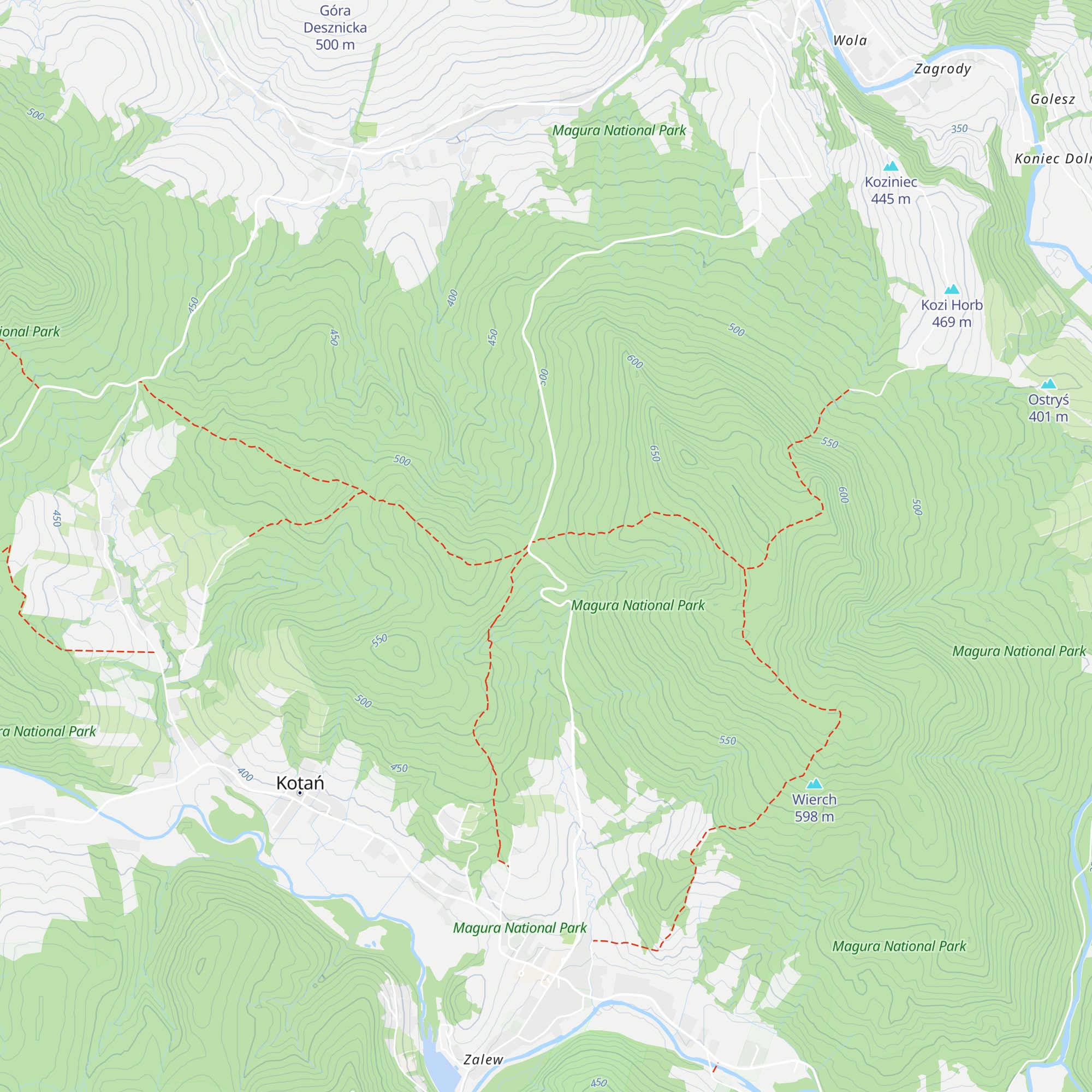 Domek Myśliwski map