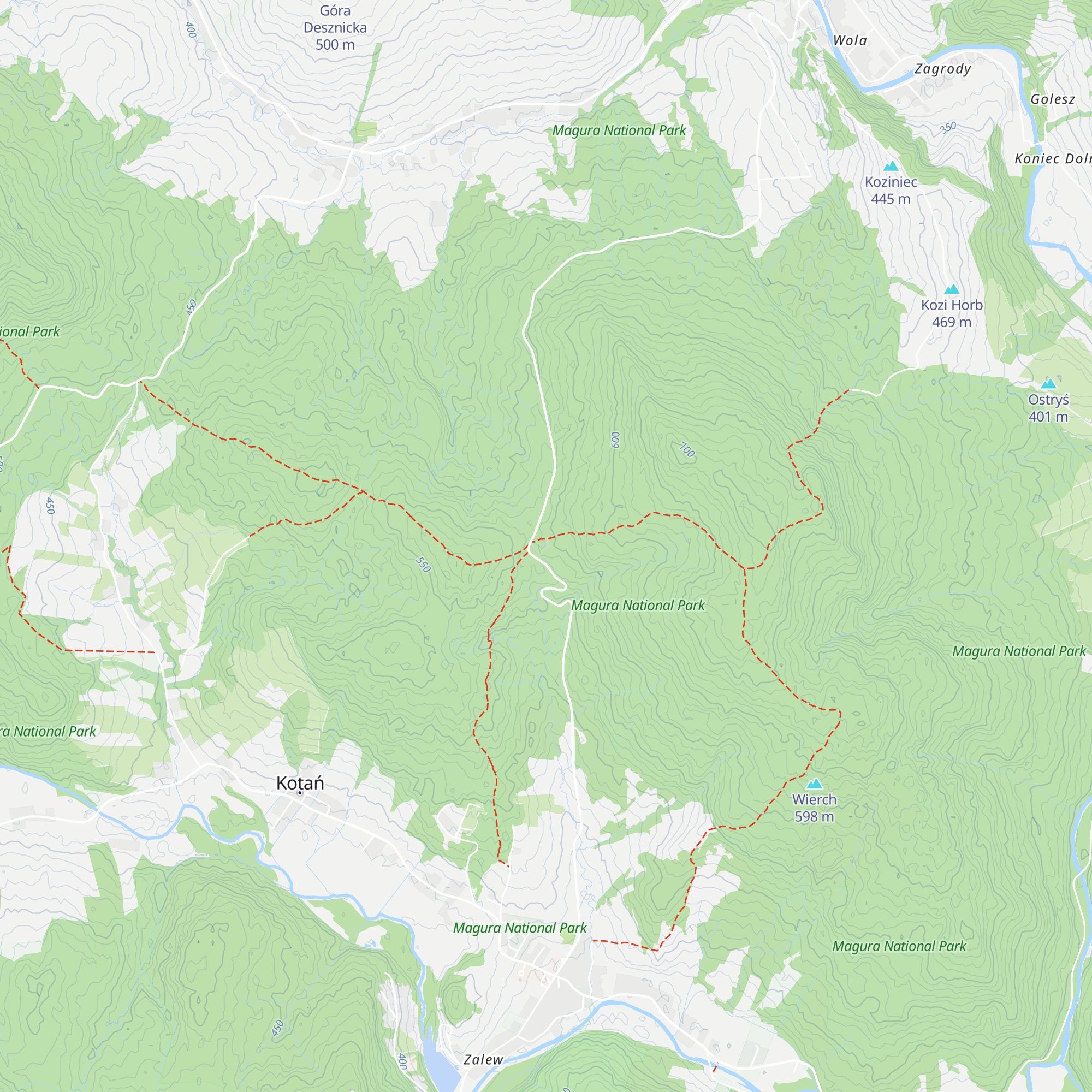 Domek Myśliwski map