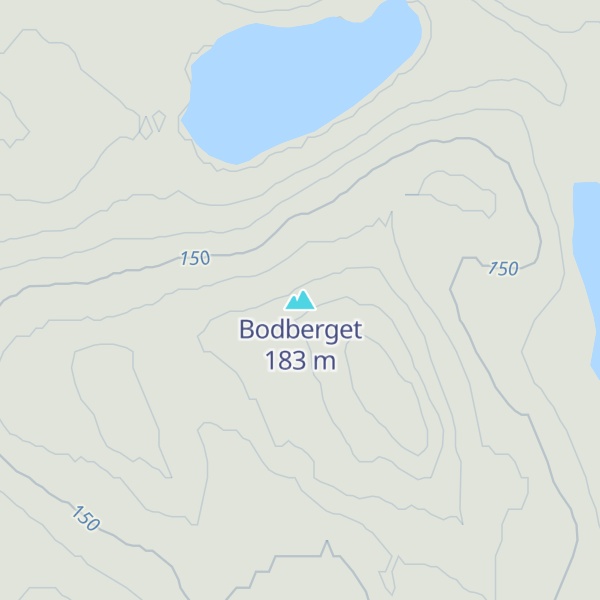 Map of Bodberget