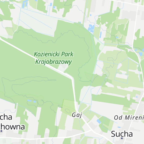 Map of Sucha Góra