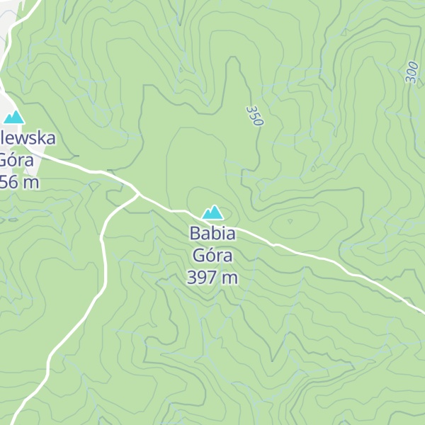Map of Babia Góra
