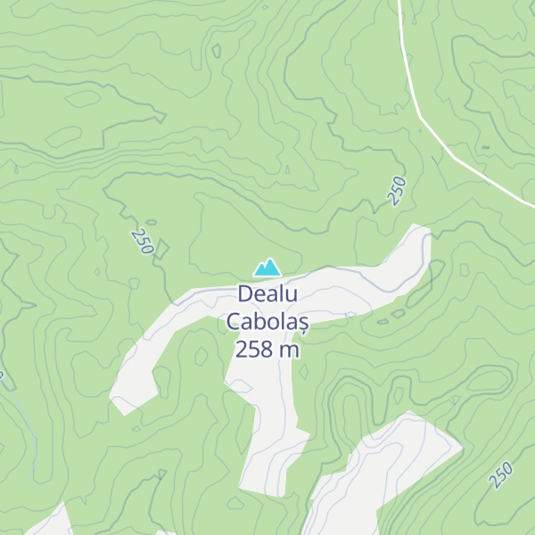 Map of Dealu Cabolaș