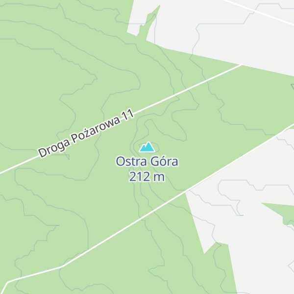 Map of Ostra Góra