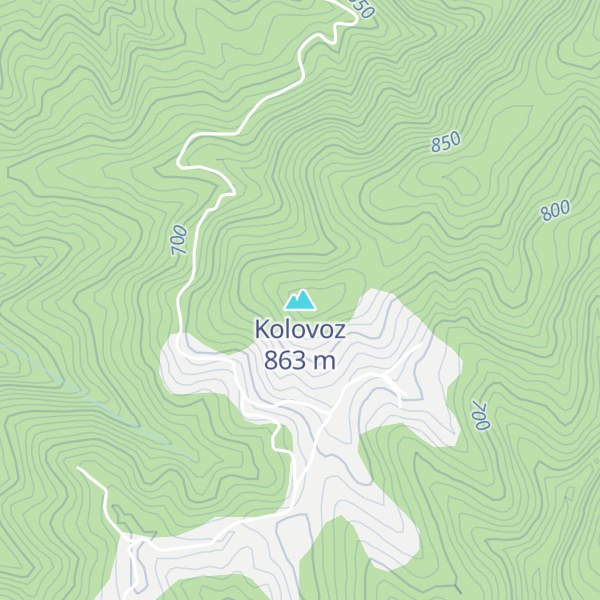 Map of Kolovoz