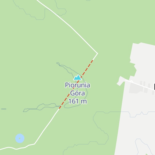Map of Piorunia Góra