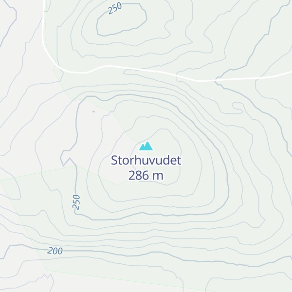 Map of Storhuvudet