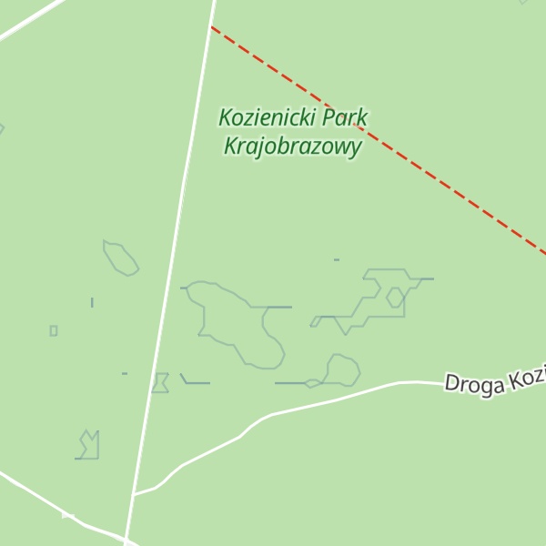 Map of Łopatkowe Górki