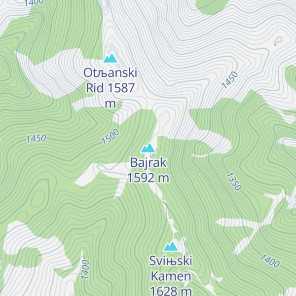 Map of Baјrak