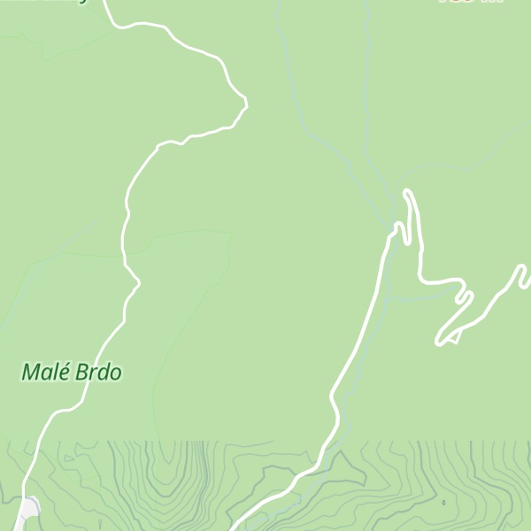 Map of Veľké brdo