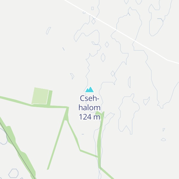 Map of Cseh-halom