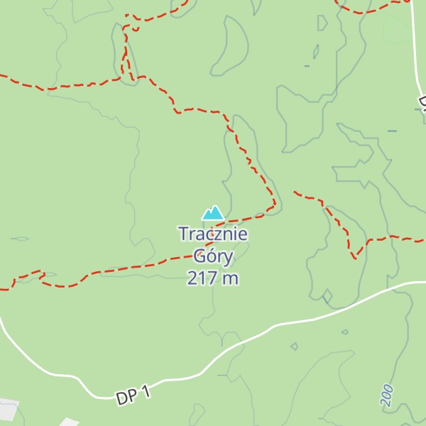 Map of Tracznie Góry