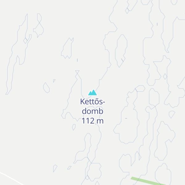 Map of Kettős-domb