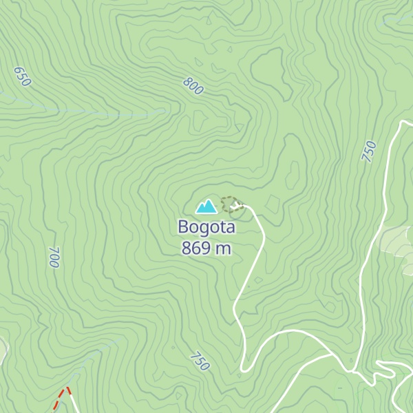 Map of Bogota