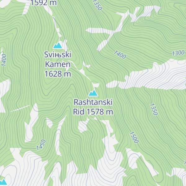 Map of Rashtanski Rid