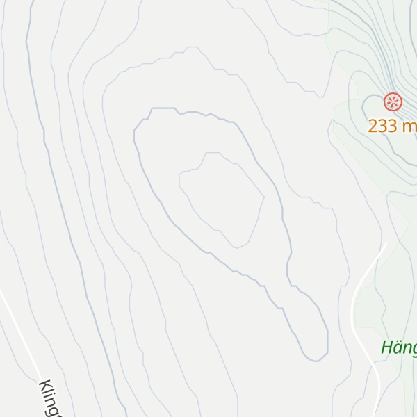Map of Hänghuvudet