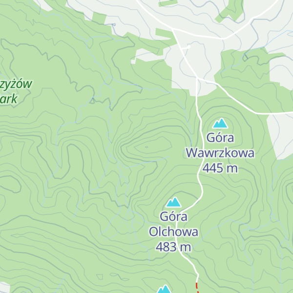 Map of Góra Skałbina