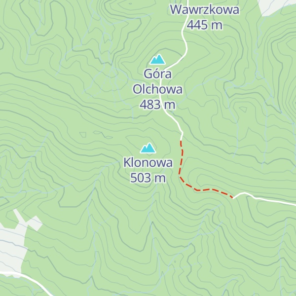 Map of Klonowa