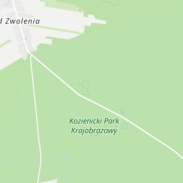 Map of Piaseczna Góra