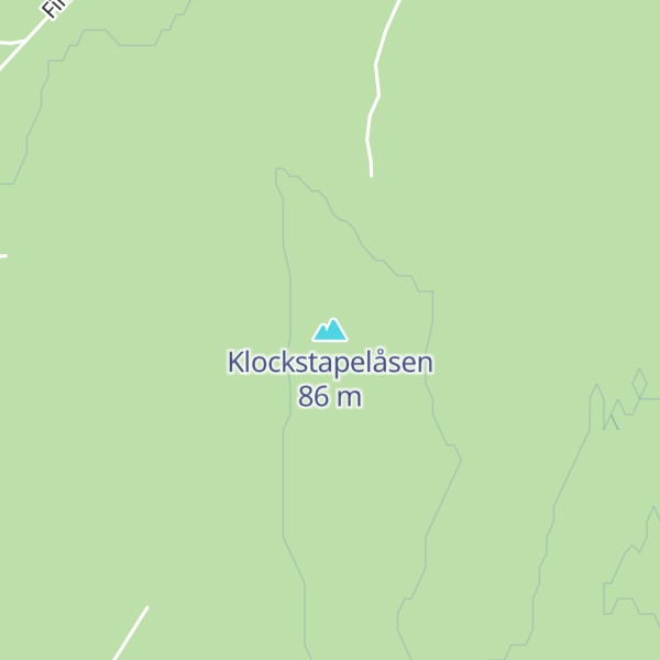 Map of Klockstapelåsen