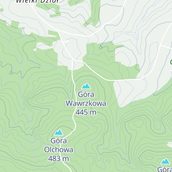 Map of Góra Wawrzkowa