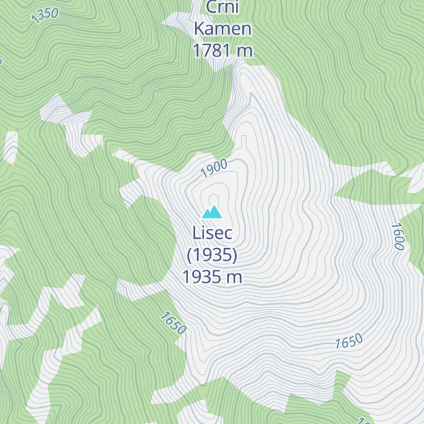 Map of Lisec (1935)
