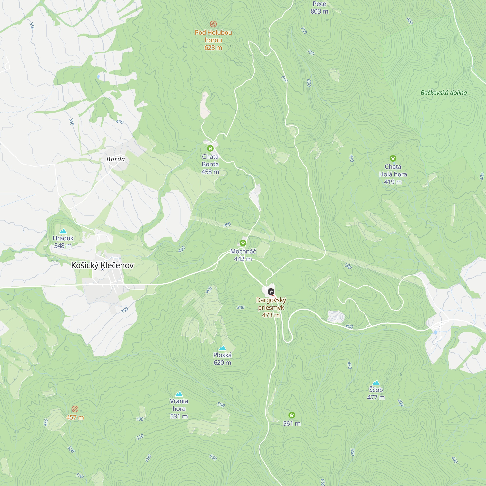 Mochnáč map