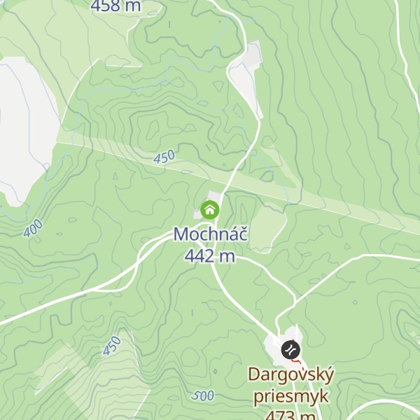 Map of Mochnáč